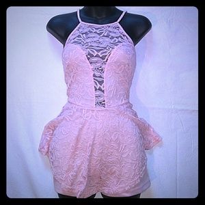 Love Republic Super Cute Romper w Lace 'Skirt'